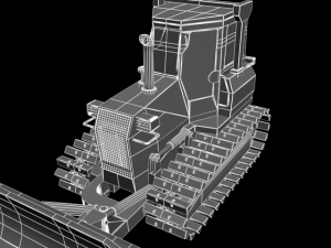 bulldozer Model 3D