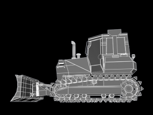 bulldozer Model 3D