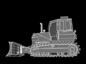 bulldozer 3D Model