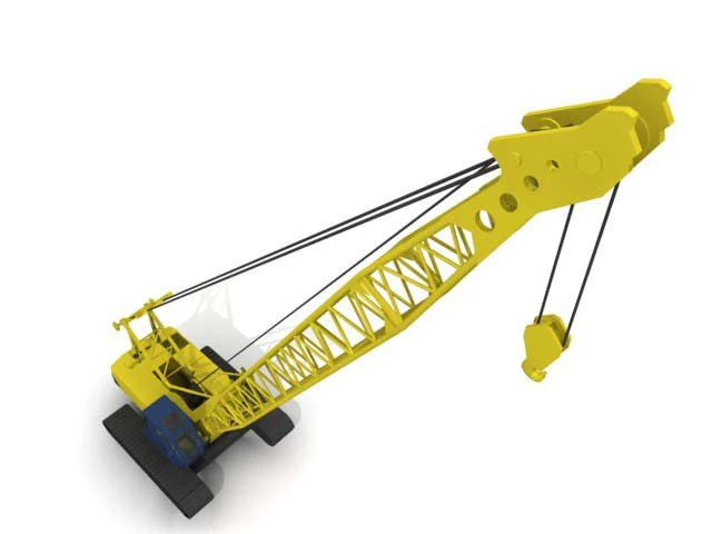 crawlercrane 3D Model .c4d .max .obj .3ds .fbx .stl .blend