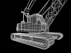 crawlercrane Model 3D