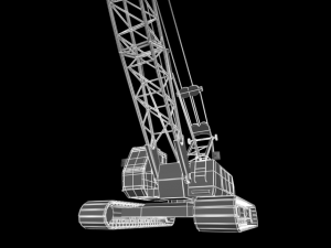 crawlercrane Model 3D