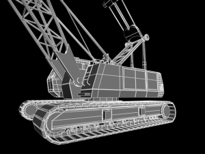 crawlercrane Model 3D
