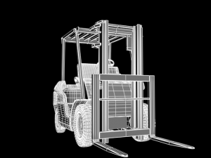 forklift 3D Model