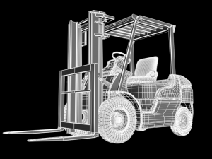 forklift 3D Model