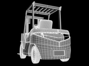 forklift 3D Model
