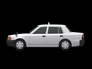 taxi 3D 模型