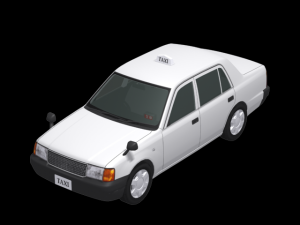 taxi 3D 模型