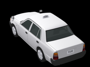 taxi 3D 模型