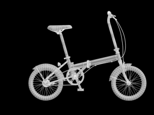 folding bike 3D मॉडल