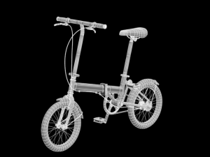 folding bike 3D मॉडल