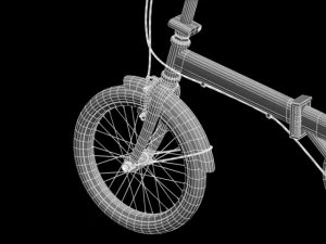 bicicleta plegable Modelo 3D