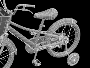 child bike Modello 3D