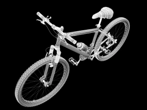 bicicleta de monta&ntilde;a Modelo 3D