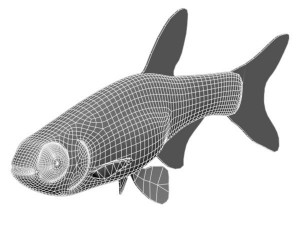 blueneon fish 3D Model