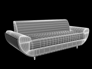 sofa s214 3D Model