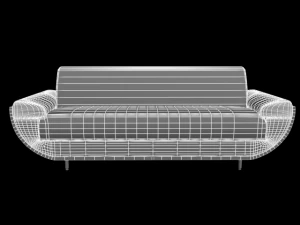 sofa s214 3D Model