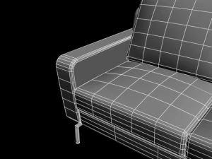 sofa s217b 3D Model