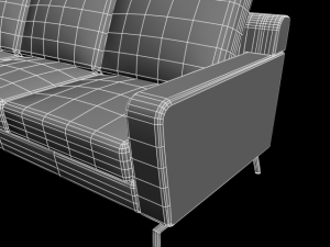 sofa s218a Model 3D