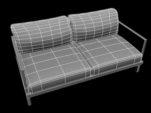 sofa s218b 3D Model