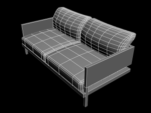 sofa s218b Model 3D