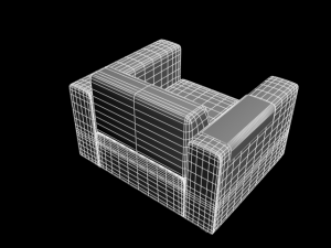sofa s224a 3D Модель