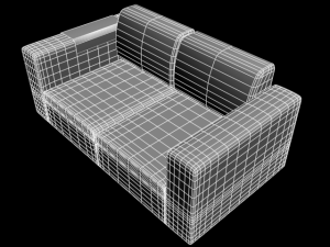 sofa s224b 3D मॉडल