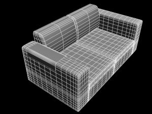 sofa s224b 3D मॉडल