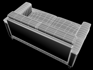 sofa s225b Model 3D