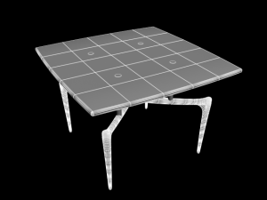 table t507a Modello 3D