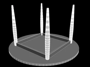 table t514c 3D Model