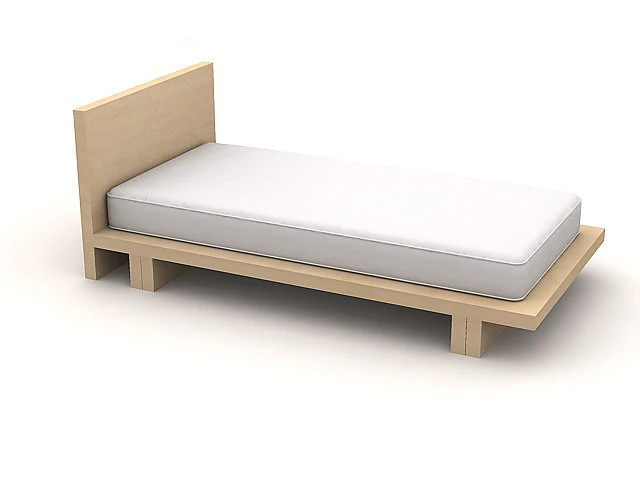 bed w711a 3D Model .c4d .max .obj .3ds .fbx .stl .blend 