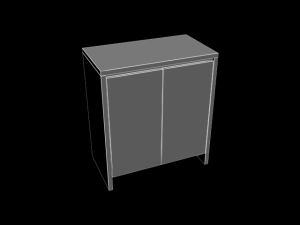 table w710a Modello 3D