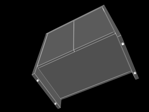 table w710a Modello 3D