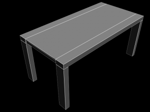 table t544 Modèle 3D
