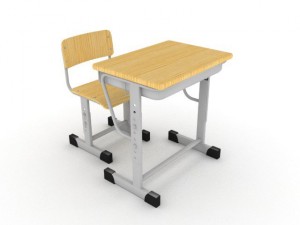 desk school table01 3D मॉडल