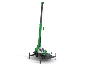 car truckcrane 3D Model