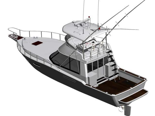 incrociatore della nave Modello 3D .c4d .max .obj .3ds .fbx .stl .blend 