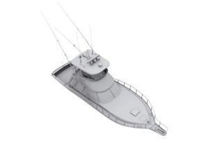 incrociatore della nave Modello 3D