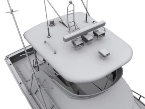 incrociatore della nave Modello 3D