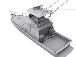 incrociatore della nave Modello 3D