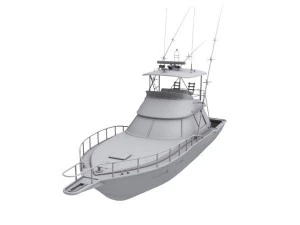 incrociatore della nave Modello 3D