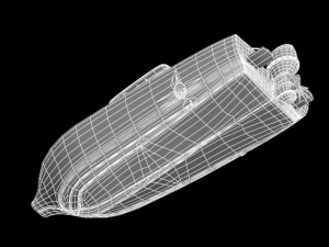 ship yf21cc Model 3D