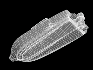 ship yf21cc 3D Model