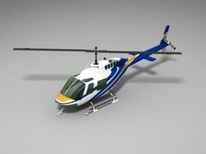 helicopter01 modelixversion 3D Model