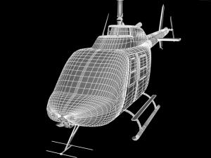 helicopter01 modelixversion 3Dモデル