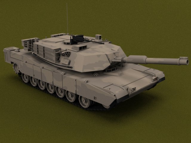 army tank Modelo 3D .c4d .max .obj .3ds .fbx .stl .blend 