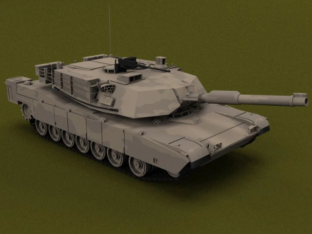 army tank 3D Model .c4d .max .obj .3ds .fbx .stl .blend 