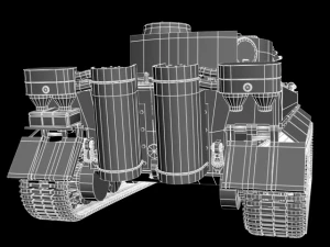 army tank02 3D Model