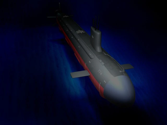 submarine 3D Model .c4d .max .obj .3ds .fbx .stl .blend 